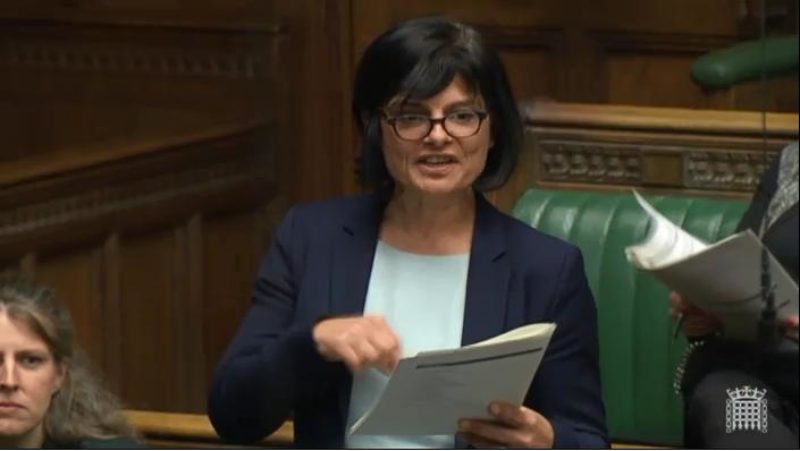 Thangam asking a question about Access to Work grants