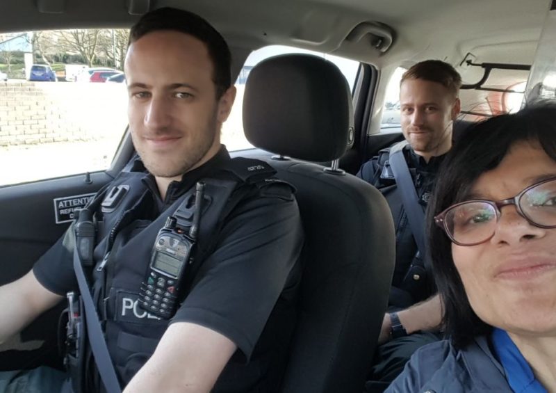 A ride-along with the police