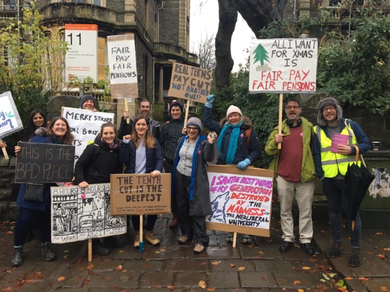 Supporting staff on strike at University of Bristol