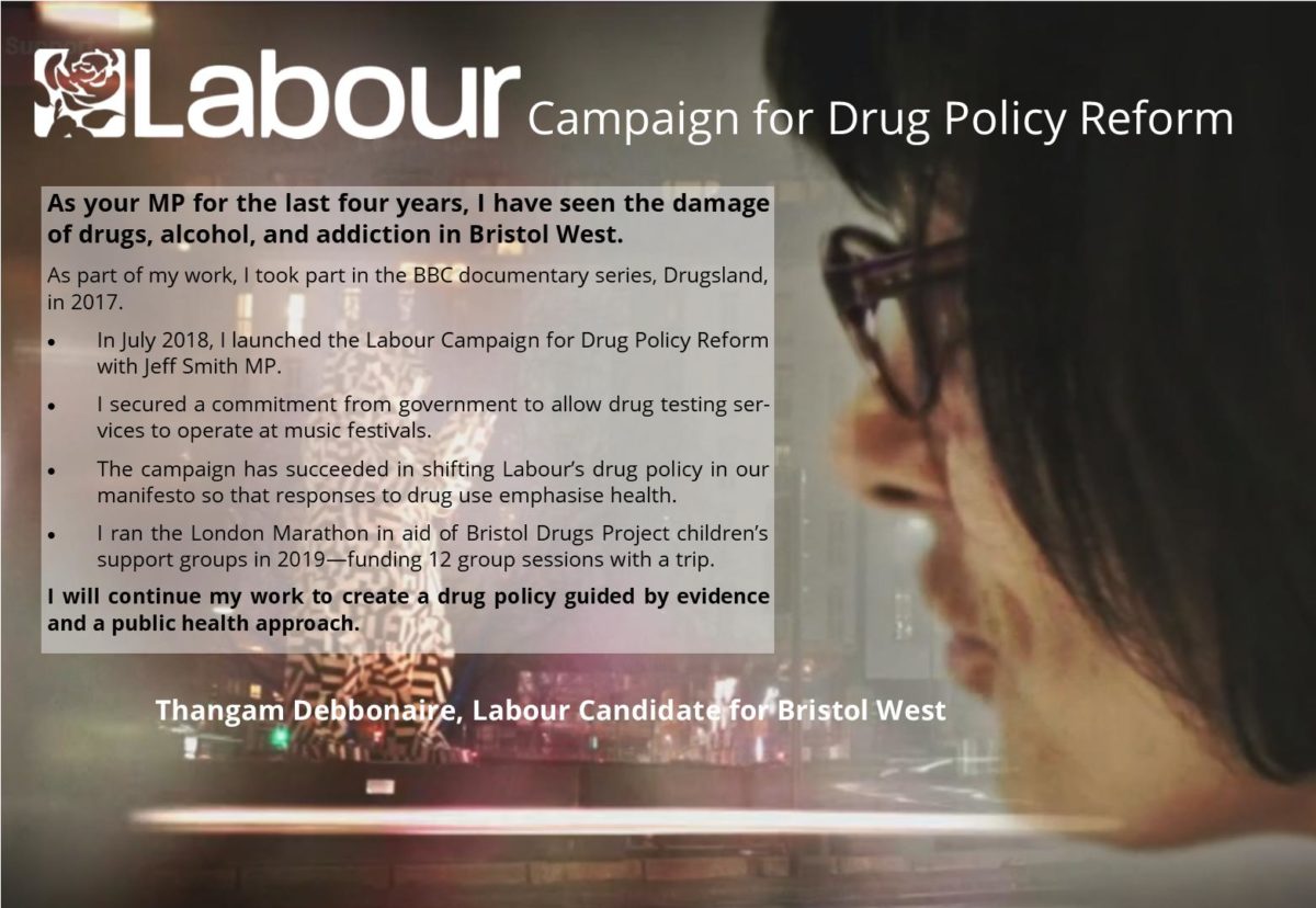 My work to campaign for drug policy reform