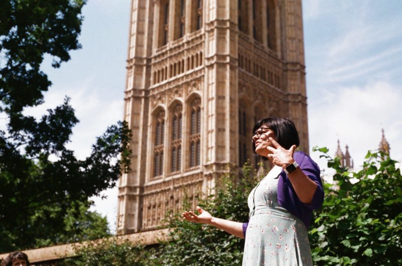 Speaking at a climate emergency event, Westminster, June 2019