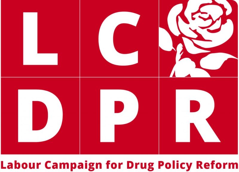 The logo of the Labour campaign for Drug Policy Reform