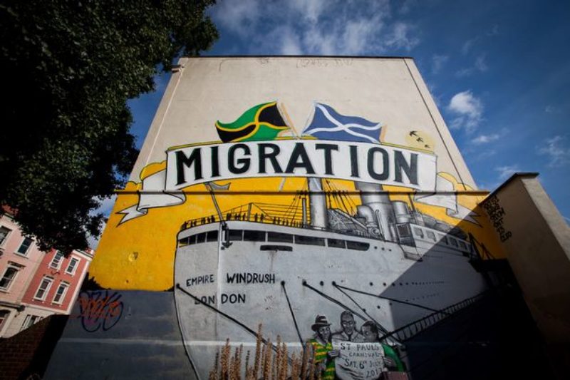 Migration Mural in Bristol 